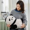 Niedliches weiches Panda-Kuschelkissen Plüschtierpuppe Schwarz-weiße Panda-Puppe Kinder Beruhigungspuppe