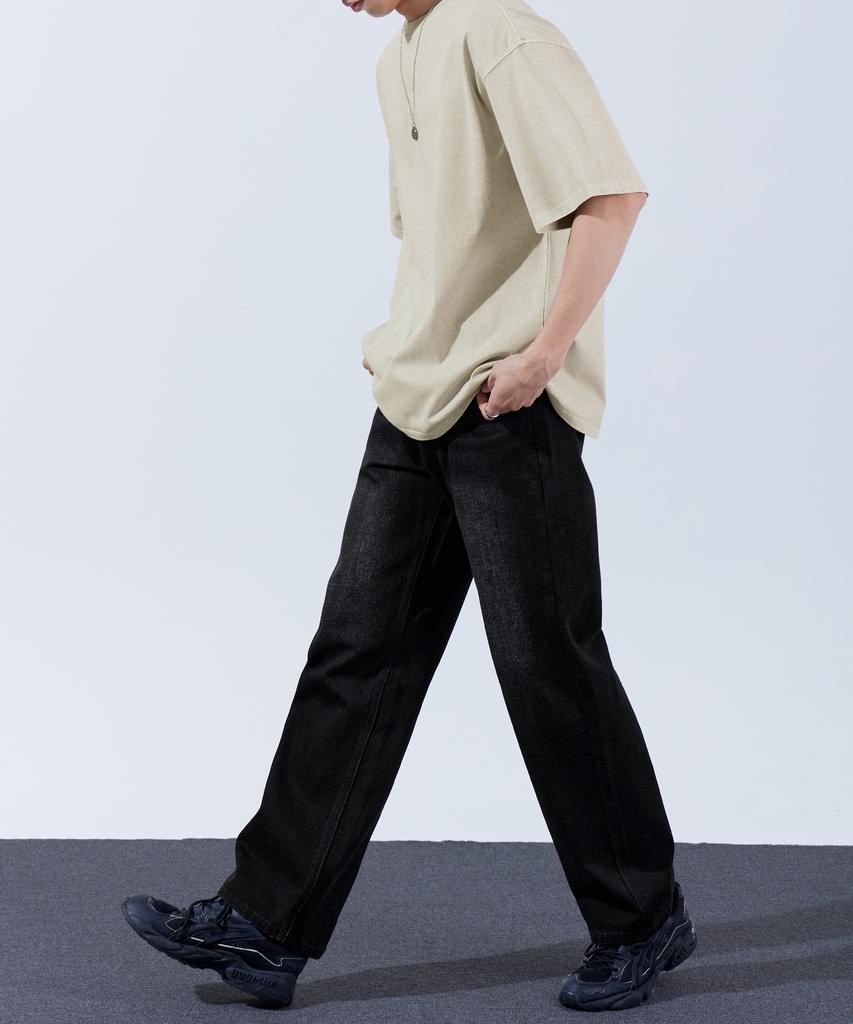 TOPBOY Heavy Duty Pigment Oversized Short Sleeve T-Shirt Sand Beige