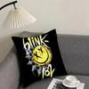 1 Blink 182 Rock Band Throw Pillow Cover Double Sided 2D Print Soft Linen Pillow Cover Bedroom Living Room Couch Decor Punk Gift