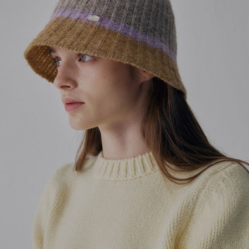 

Панама Marchen Color stripe_4 цвета khaki