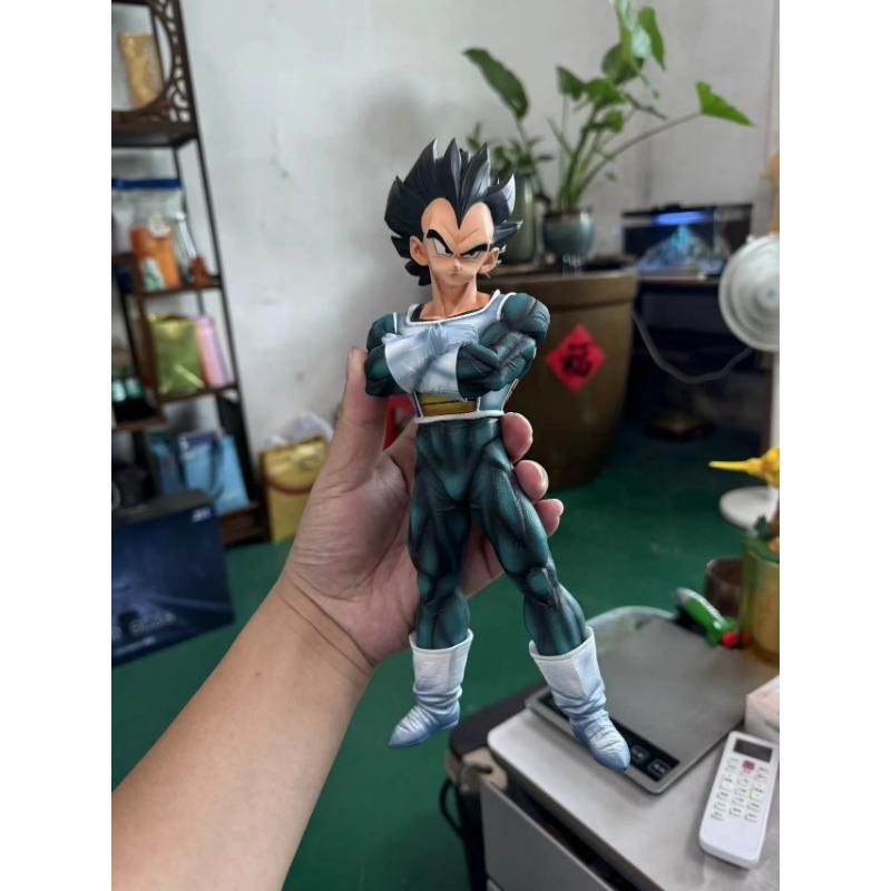 Dragon Ball Gk Statue Figure Super Saiyan Vegeta Standing Position Figure Popular Cartoon Character Statue Desktop Decoration