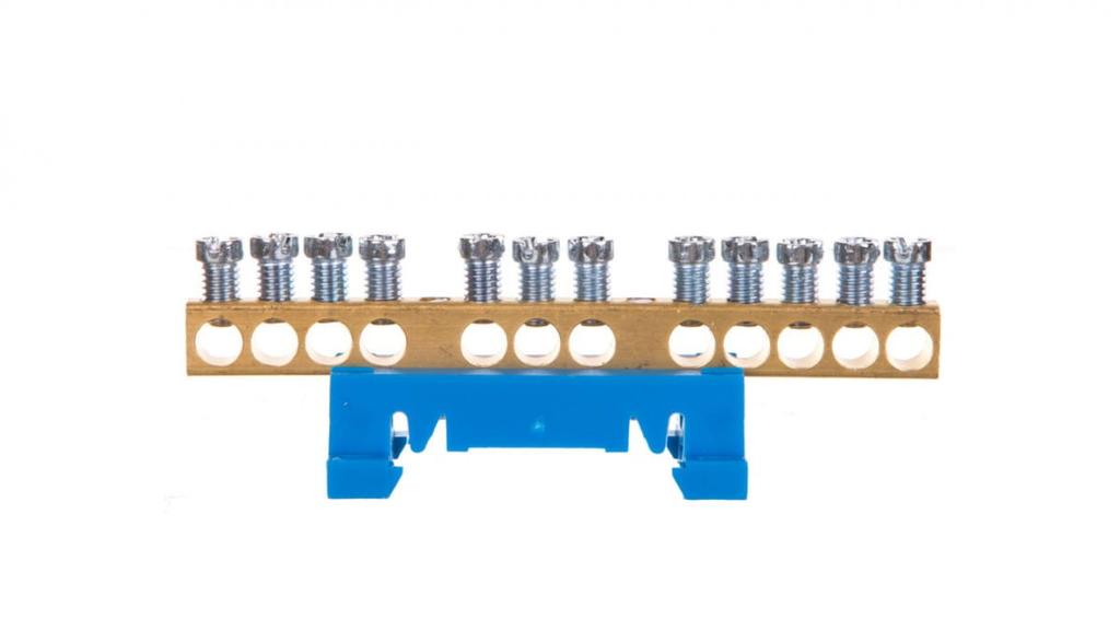 N12 Color Blue 12X16Mm2 Neutral Terminal Block Mad0012N15 /10 Pcs./
