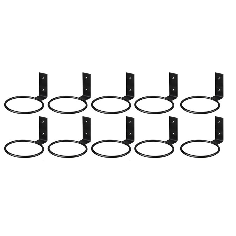 

2025+ 10 Pcs Flower Pot Ring Hooks Wall Mounted Wall Hanger Rings Metal Planter Hooks Bracket for Balcony Home 4 Inch China Mainland