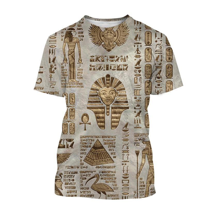 

Ancient Egyptian Art T-Shirts God Eye of Egypt 3D Print Men Women New Short Sleeve T Shirt Harajuku Y2k Tops Tees Kids Clothing 5XL