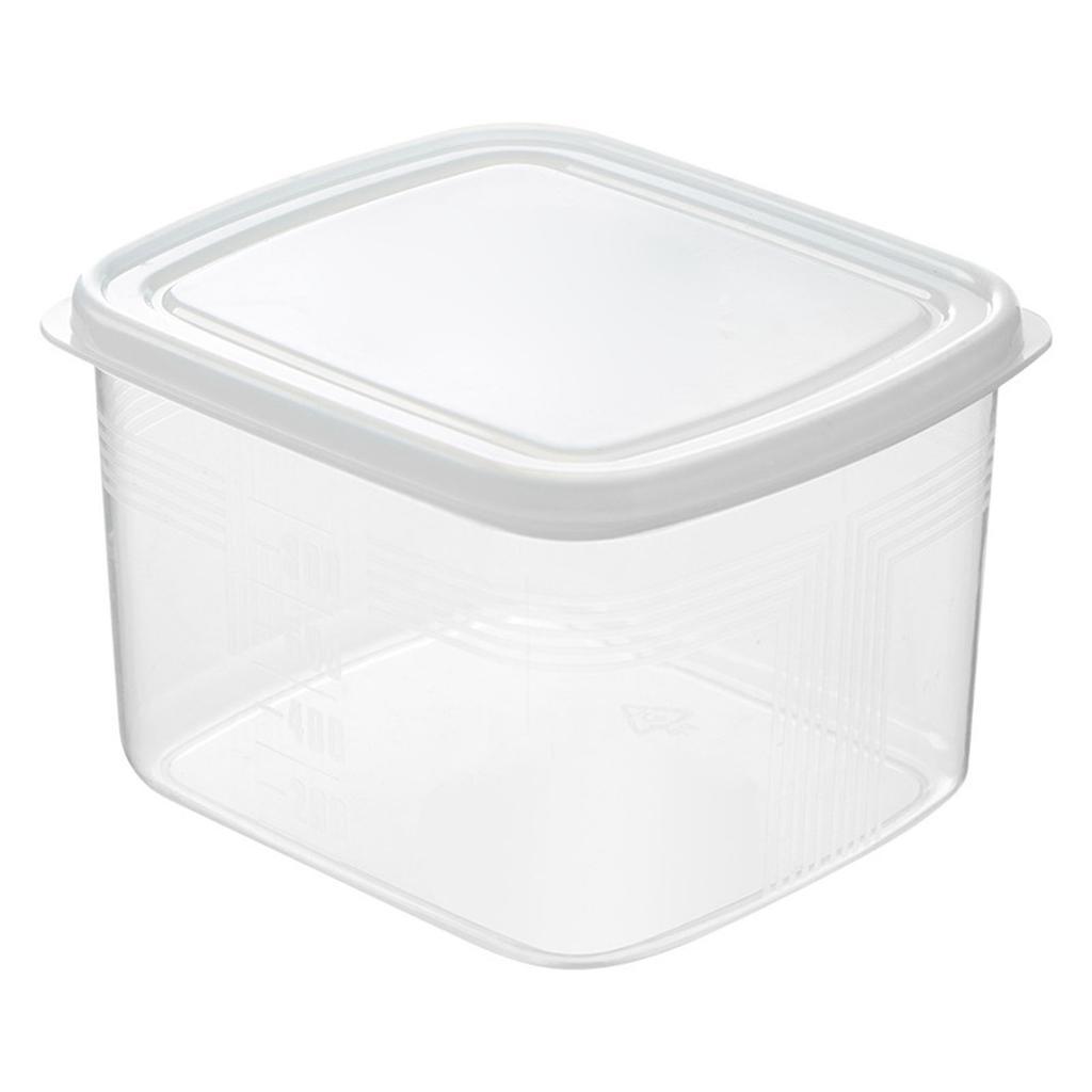 Kühlschrank Aufbewahrungsbox Transparent Kühlschrank Frischhaltebox 1,2L Fassungsvermögen Gemüse Lebensmittel Organizer Behälter für
