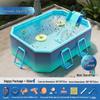 Outdoor Folding Swimming Pool with Slide