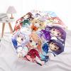 1 Stück Kaguya-sama: Love Is War Outdoor-Regenschirm - Automatisches Öffnen/Schließen, Tragbares 3-fach faltbares Design mit 8-Speichen-Eisenrahmen, Perfektes Geschenk für Kaguya-sama