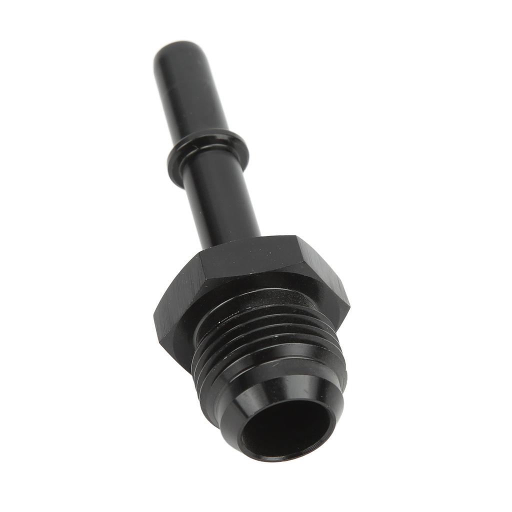 Quick Disconnect EFI Fitting Adapter Push On Aluminum Alloy Black Anodized Finish for Fuel Filter Rail Feed Port AN6 5