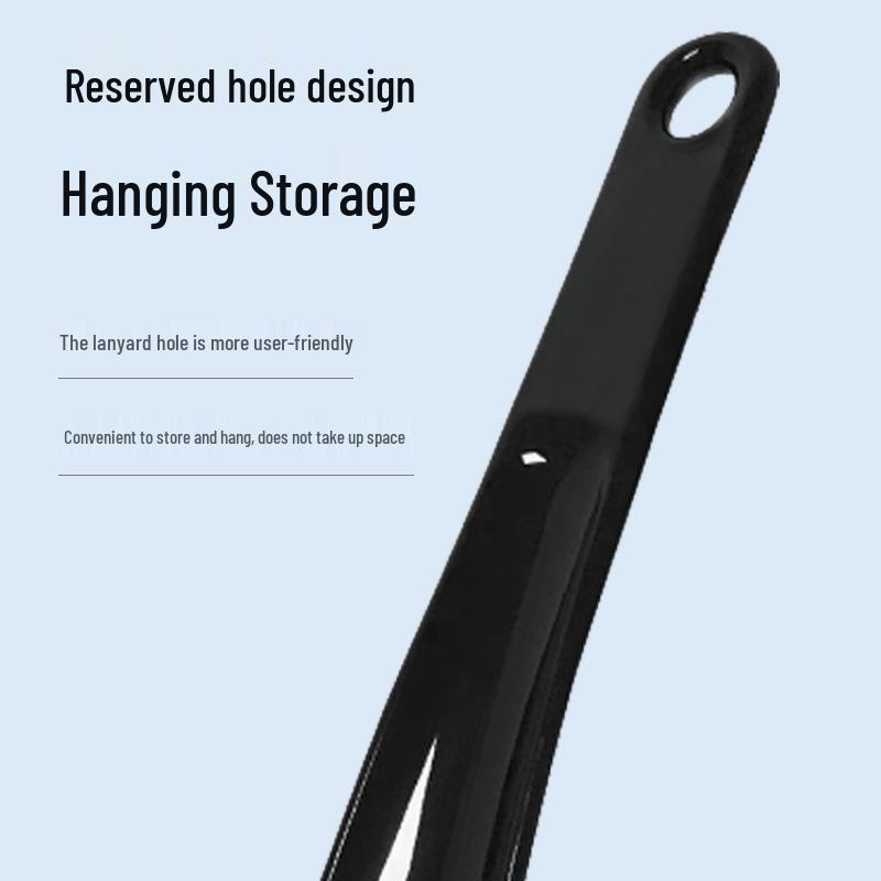 Compact 25cm Black Plastic Shoehorn - Portable & Easy To Use Shoe Lifter