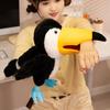 Bird Soft Stuffed Toy Doll Parrot Owl Eagle Flamingo Peacock Cospaly Plush Doll Educational Baby Toys Kawaii Hand Finger Puppet