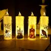 1PACK Halloween LED Electronic Candles, Decorative Lamps That Create a Scary Atmosphere, Bedside Lamps In Bedrooms, Scene Arrangement Props