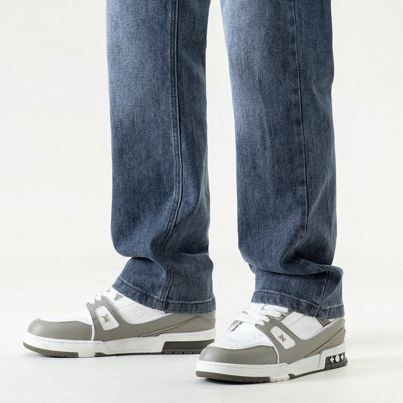 Rommon Men's Classic Straight Leg Denim Jeans