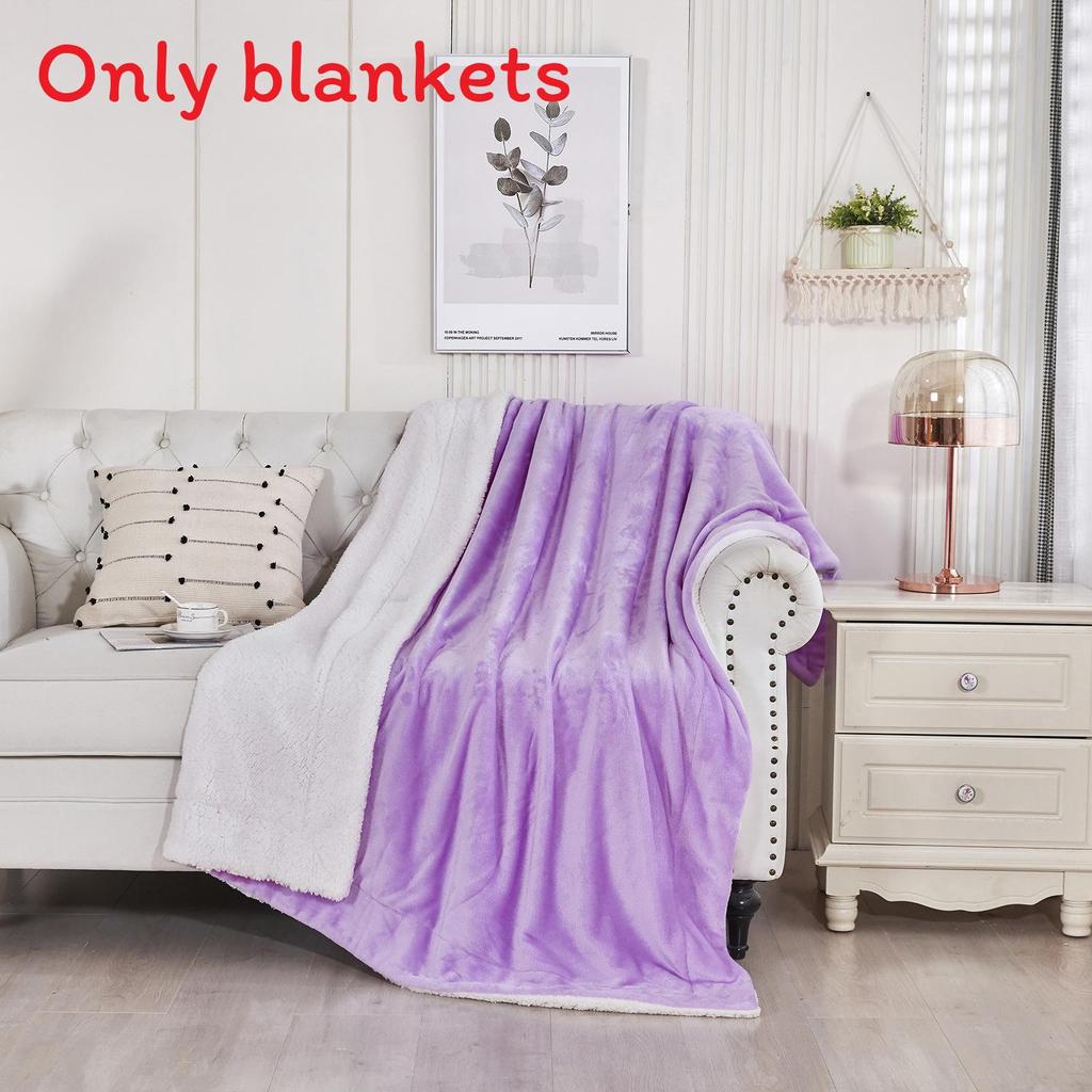 Plush Versatile Blankets With Classic Solid Colors For Home Decor Gifts And