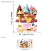 Cartoon Ice Cream Static Window Sticker Multicolor Glass Door Decals  Cafe Bread Shop