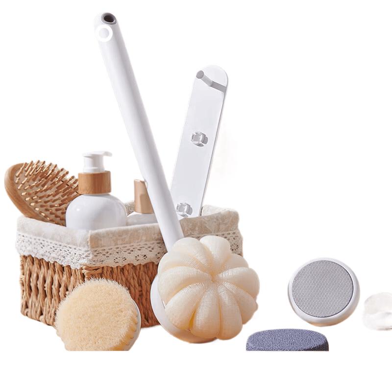 ecoco Long Handle Soft Bristle Bath Brush