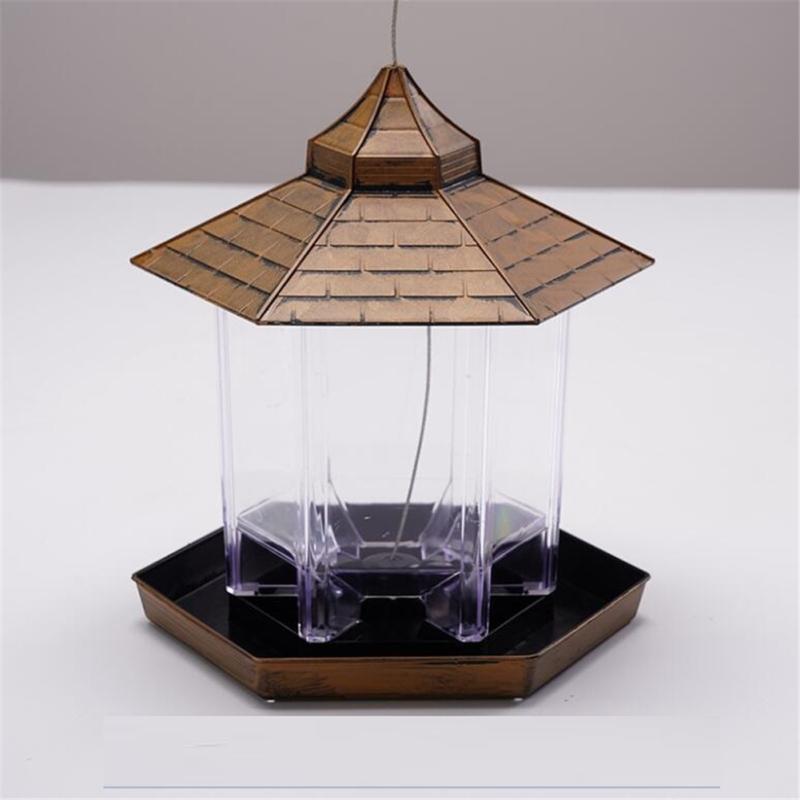 Wildvogel-Futterstation für draußen, Anti-Eichhörnchen-Hängevogel-Futterstation für Garten, Terrasse, Außendekoration