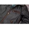 Chinese Size Genuine Cowhide Leather Men Leather Jacket  Jackets Hand Edged Coat Men Leather Jacket Autumn