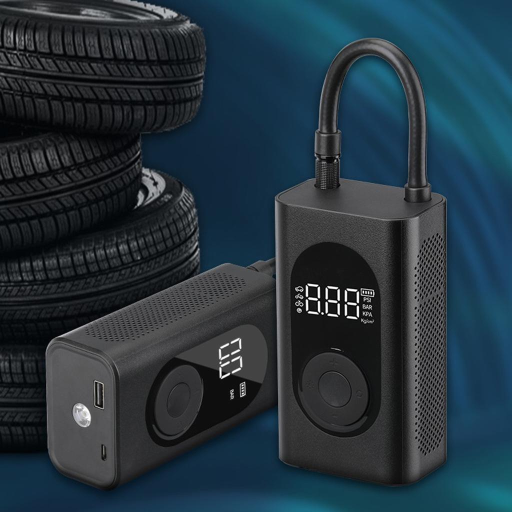 Portable Electric Air Compressor, Tire Inflator Electric Air Pump for Car, 150PSI Tire Pump, Cordless Tire Inflator