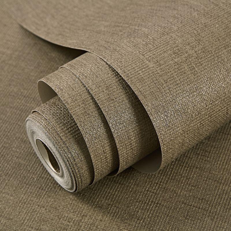 

Однотонные обои Лен Домашний декор Фон для отеля Винтажные обои под рогожку 0.53x9.5m