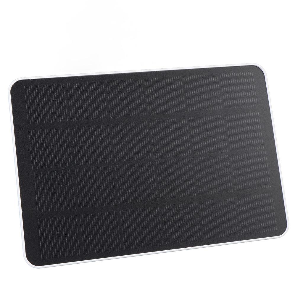Solar Panel with 9.8ft Charging Cable 10W IP66 Rain Proof Micro USB Type C Wall Mount Solar Panel Charger for Security