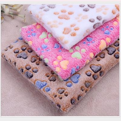 Super Soft Coral Fleece Pet Blanket & Dog Bed Mat