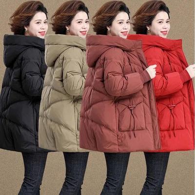 Down Padded Jacket Winter Clothes Mid-length Thick Padded Jacket Padded Jacket Women's Winter Jacket