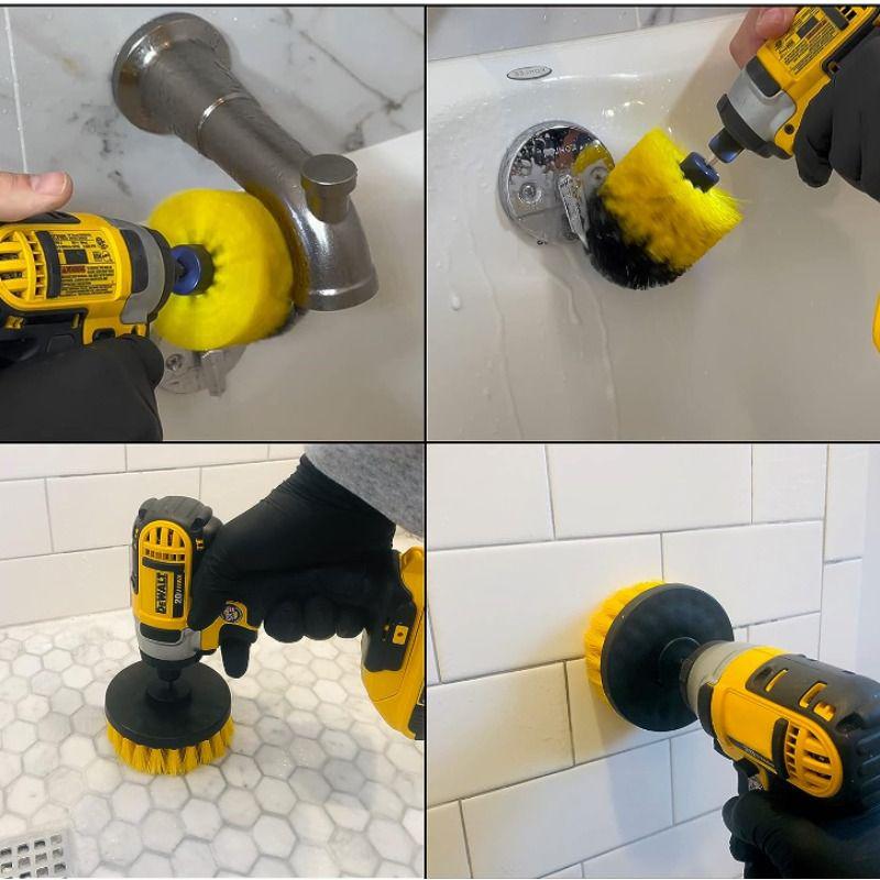 Multi-functional Electric Cleaning Brush for Kitchen, Bathroom, and Floor Tiles