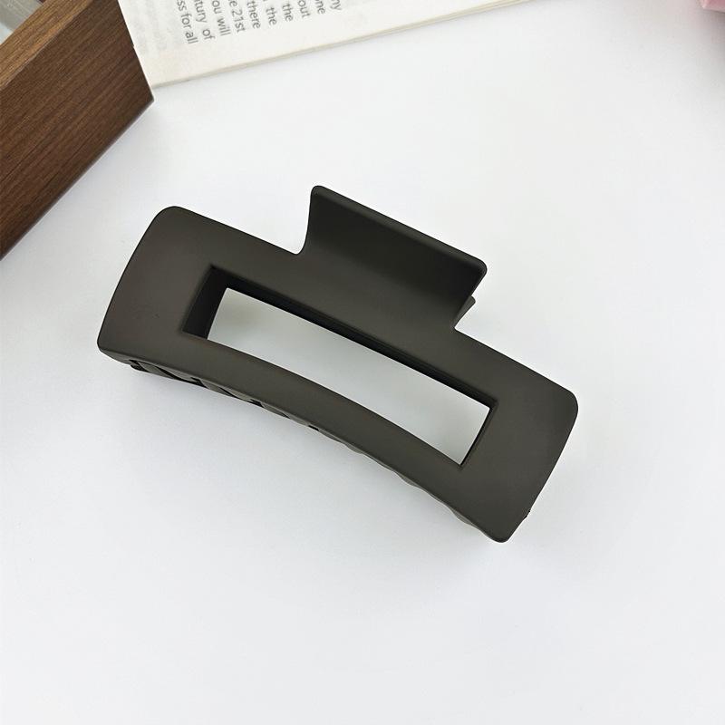 Matte Square Retro Acrylic Hair Claw Clip for Women