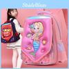 Adorable 3d Cartoon Hard Shell Kids Backpack For Boys And Girls Grades 1-3