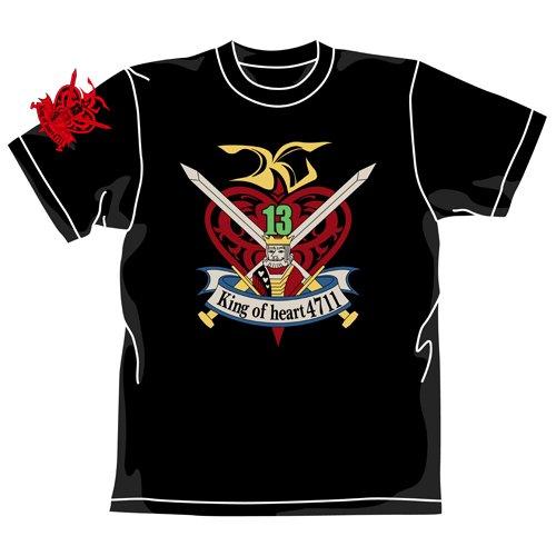 Gundam King of Heart T-shirt Black Size: M