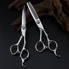 6.0" Personalized Hairdressing Scissors: Straight, Bangs, Serrated, Thinning Scissors for Barbers