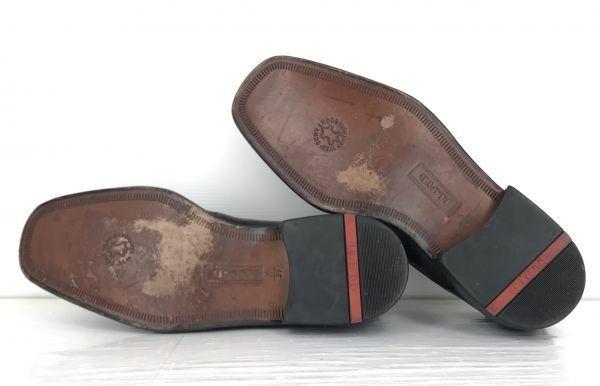 Germany Lloyd Leather Plain Toe Dress Shoes Black 24.5-25.0(USED)