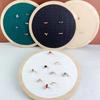 Solid Wood Jewelry Display Tray Multiple Rings Jewellery Displays Pallet Jeweler Ring Showcase Salver Live Stream Organizer Tray
