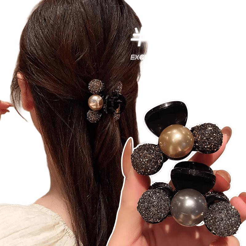 Elegant Faux Pearl Hair Claw Clip