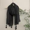 Korean Version Of Intellectual Style Linen Cotton And Linen Thin Scarf Fashionable Women'S Travel Shawl Versatile Foreign Style Silk Scarf