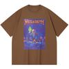 230 g/m² 100% Baumwolle Heavy Metal T-Shirt Rockband Beliebte Musik Druck Unisex Schweres Baumwoll-T-Shirt