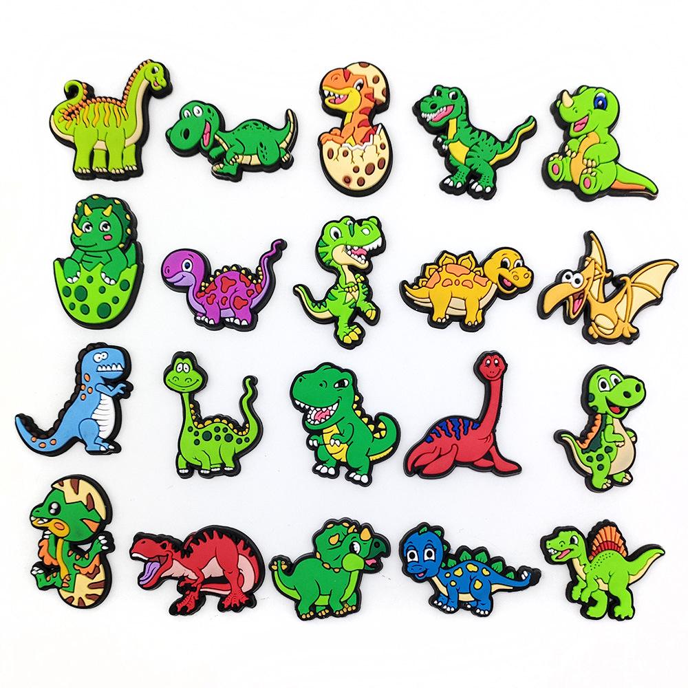 Dinosaur Series Exclusive Garden Shoe Charms - PVC Soft Material Decorative Accessories