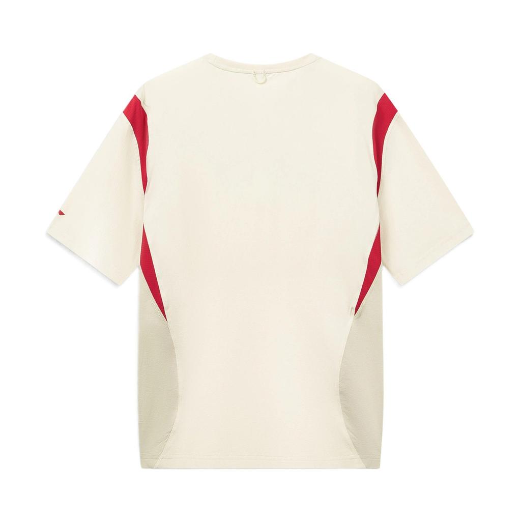 Camisetas Unisex Li Ning Papel Xuan Blanco Cuello Redondo Moderado ATSW049-2