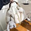Plush Handbag Bag Women's Fashion Autumn New Plush Cute Mini Fashion Messenger Square Bag