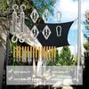 Shade Sail Hardware Kit for Triangle Sun Shade Sails Stainless Steel Hardware Accessories for Shade