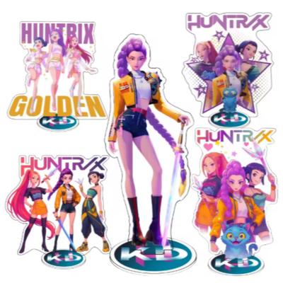 K-Pop Dämonenjäger Charakter Standmodell Gruppe Jäger Rumi Ejia Audrey Figur Acryl Displayständer Anime Dekor Mädchen Geschenk