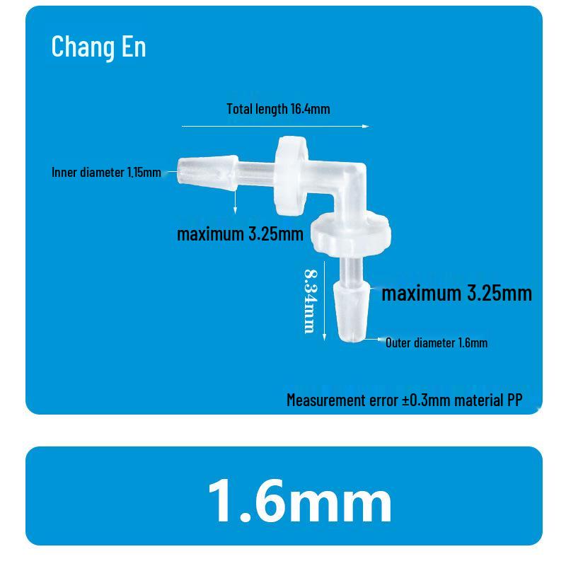 Plastic 90° Hose Connector Elbow Barb