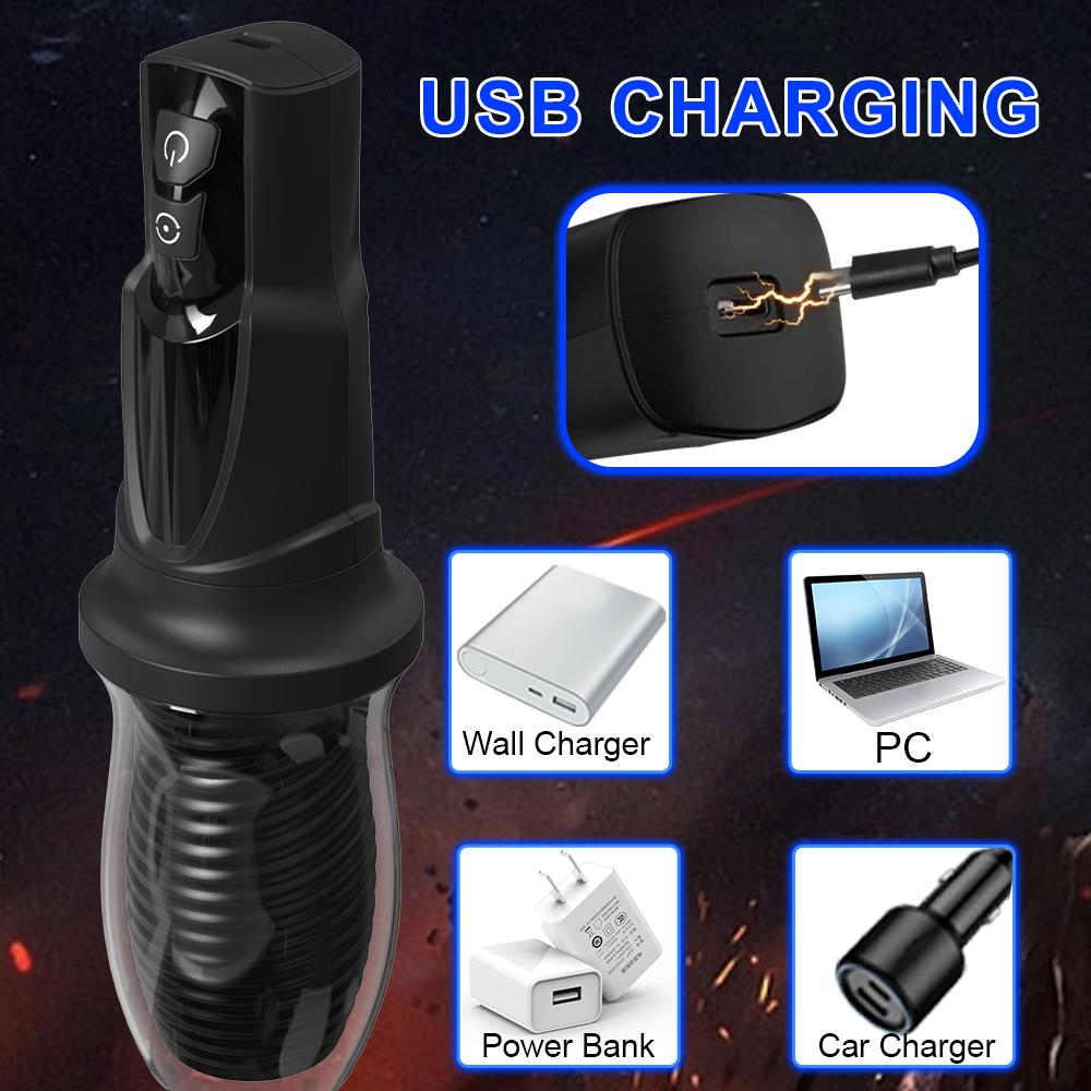 Automatic Rotating Male Masturbator Machine Vibrating Vaginal Blowjob Masturbation Cup Pocket Pussy Adult Goods Sex Toys For Men