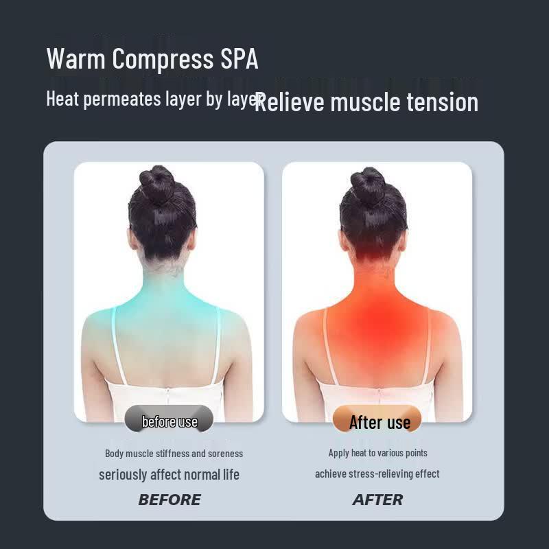 AUX Electric Shoulder and Back Percussion Massager CN plug (adapter included)