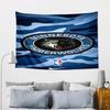 Timberwolves Logo Printed Tapestry, Fabric Tapestry Wall Hanging Decoration for Bedroom, Living Room, Dorm Room Home Party Fan Gifts