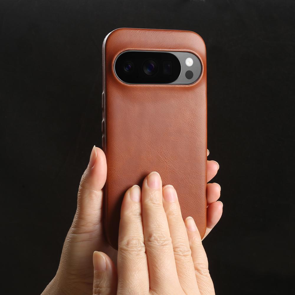 Oil Wax Genuine Leather Phone Case for Google Pixel 10A 10 9 11 Pro XL 9A 8 8A 7 7A 6 Pro Business Back Cover Cases Coque Funda