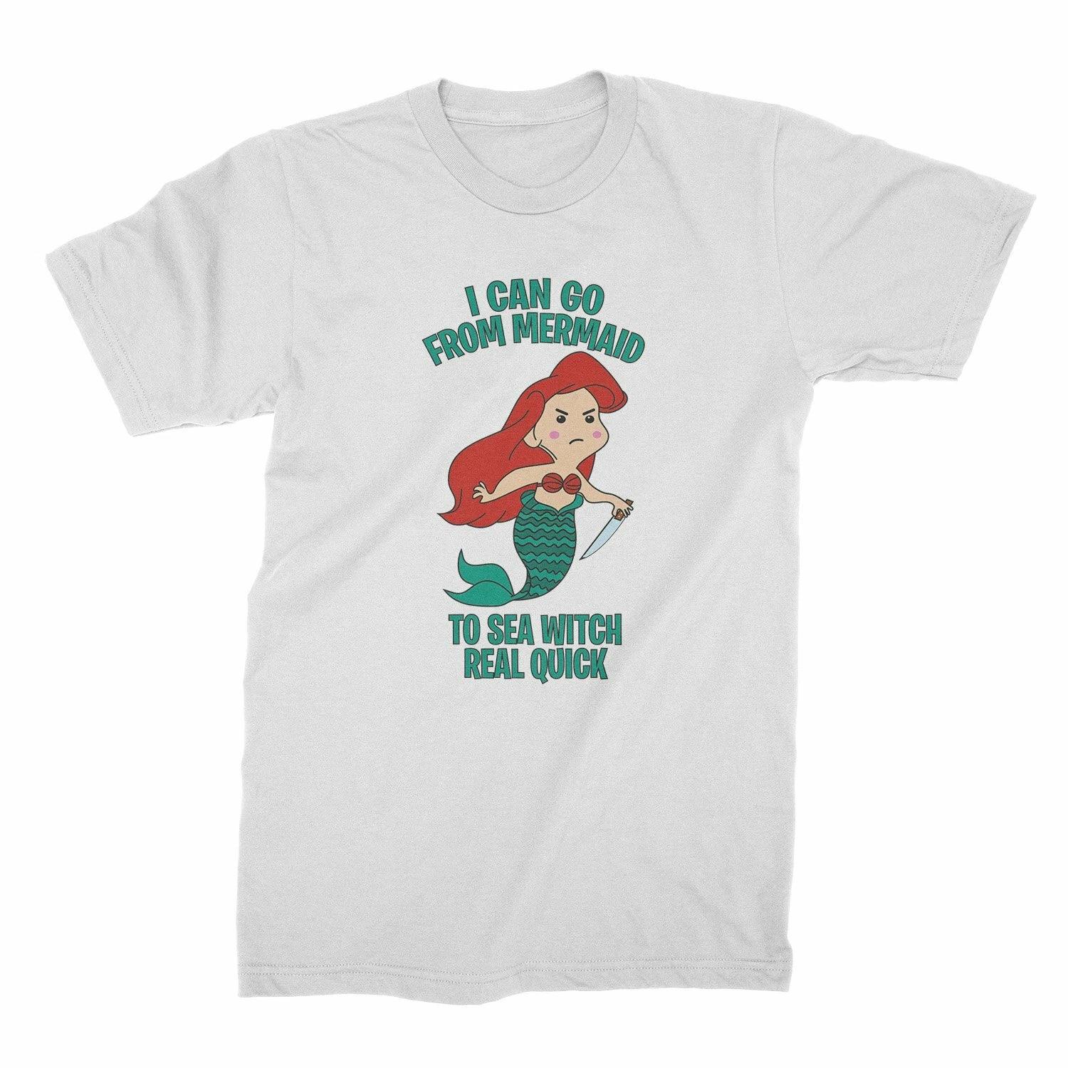 I Can Go From Mermaid To Sea Witch Real Quick TShirt Sea Witch Shirt L