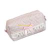 W89C High Capacity Pencil Case Lace Cotton Pen Pouches Multipurpose Pencil Organiser