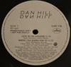 LP Record DAN HILL  Love In The Shadow DJM116PROMO Mercury 1983 Canada Pop Used