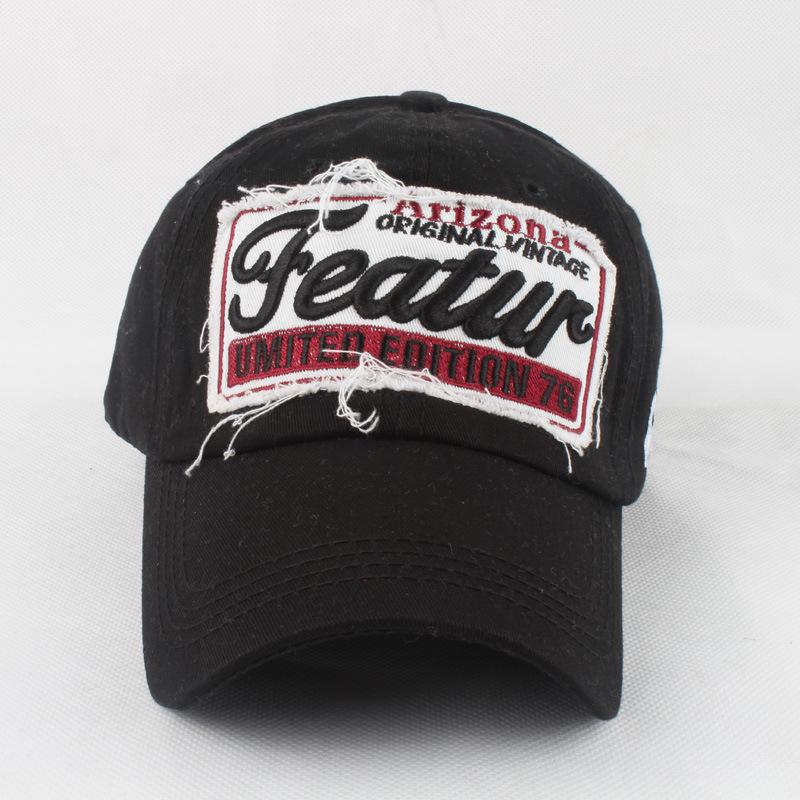 Letter Three-dimensional Embroidered Baseball Cap Universal Cotton Baseball Cap Outdoor Sun Protection and Sun Hat